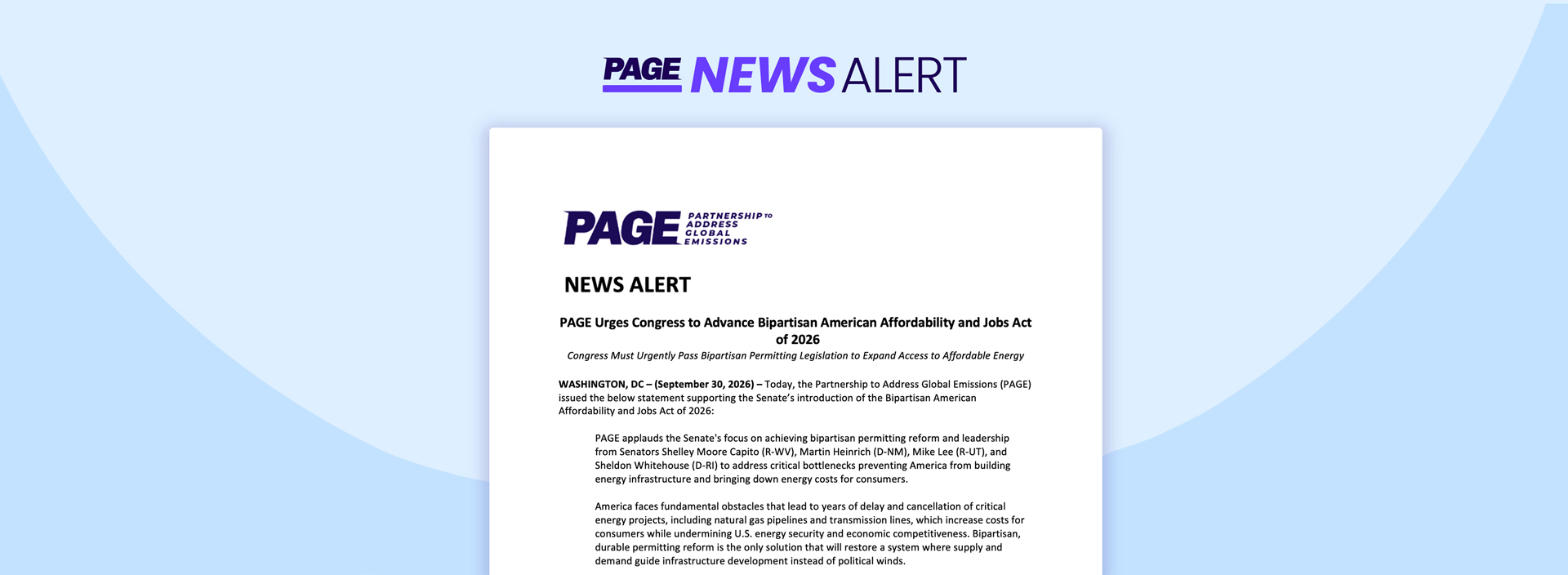 Image of PAGE Statement